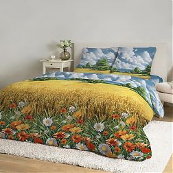 Простыня Евро 240*220 см, бязь ГОСТ (Родные просторы)