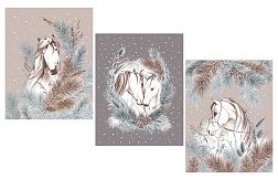 Комплект полотенец 48*60 см, 3 шт., рогожка (Поэма) Комплект полотенец 48*60 см, 3 шт., рогожка (Поэма)