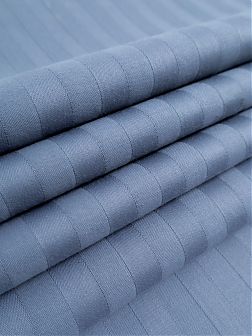 Простыня Евро 260*240 см, сатин-страйп (Деним)