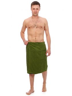 Килт мужской на липучке,100 % хлопок (Оливка)