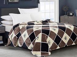 Плед 240*210 см, Велсофт  (Корона)