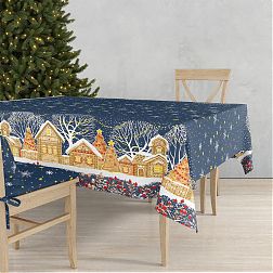 Скатерть 150*250 см, рогожка (Полночь) Скатерть 150*250 см, рогожка (Полночь)