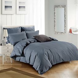 Пододеяльник 2-спальный, сатин однотонный (Перламутр)