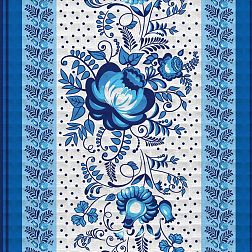 Полотенце 50*70 вафельное (Гжель)