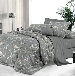 Простыня 1,5-спальная, сатин "Престиж" (Валенсия (компаньон))