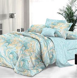 Простыня 1,5-спальная, сатин "Престиж" (Муаровый узор (компаньон))